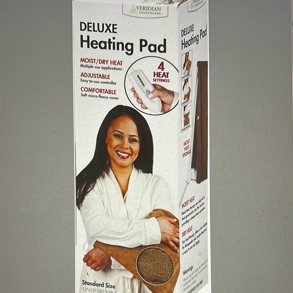 NEW Thera Care Deluxe Heating Pad Moist/Dry Heat Therapy - Picture 2 of 6